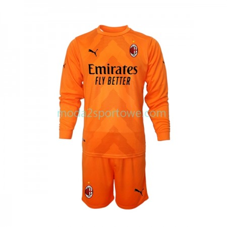 Koszulka AC Milan Bramkarska Dziecięcy Trzeci Stroje Piłkarskie 2022/23 Długi Rękaw